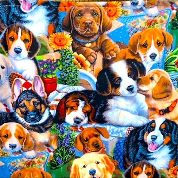 Relisted please check new listing Handmade Tote Bag Cotton Fabric - Picture 4 of 5